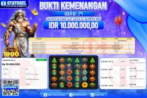 BUKTI WITHDRAW GTATOGEL KEMENANGAN JACKPOT DI SLOT GATES OF OLYMPUS 1000