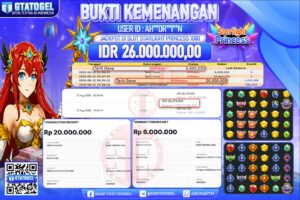 BUKTI WITHDRAW GTATOGEL KEMENANGAN JACKPOT DI SLOT STARLIGHT PRINCESS 1000